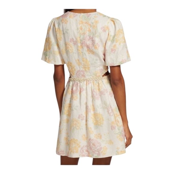 Wayf Plaza Cut-Out Floral Mini Dress Size Large NWT - Picture 12 of 12